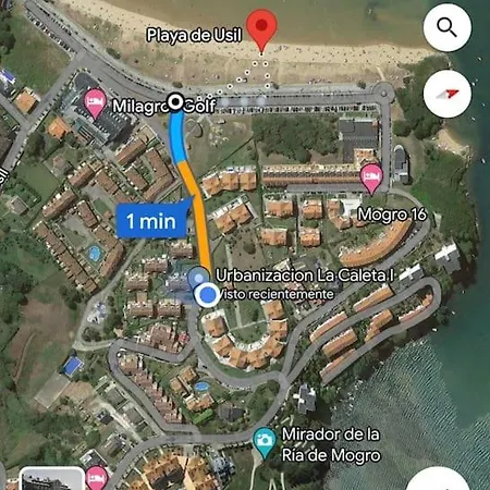 Apartment Apartamento Terraza Garaje A 1 Min De Playa Mogro